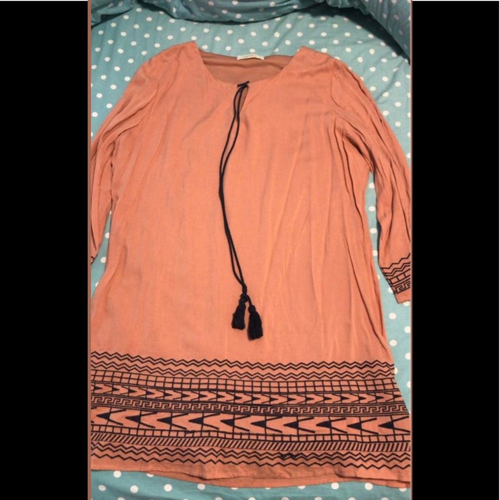 Orange fall dress